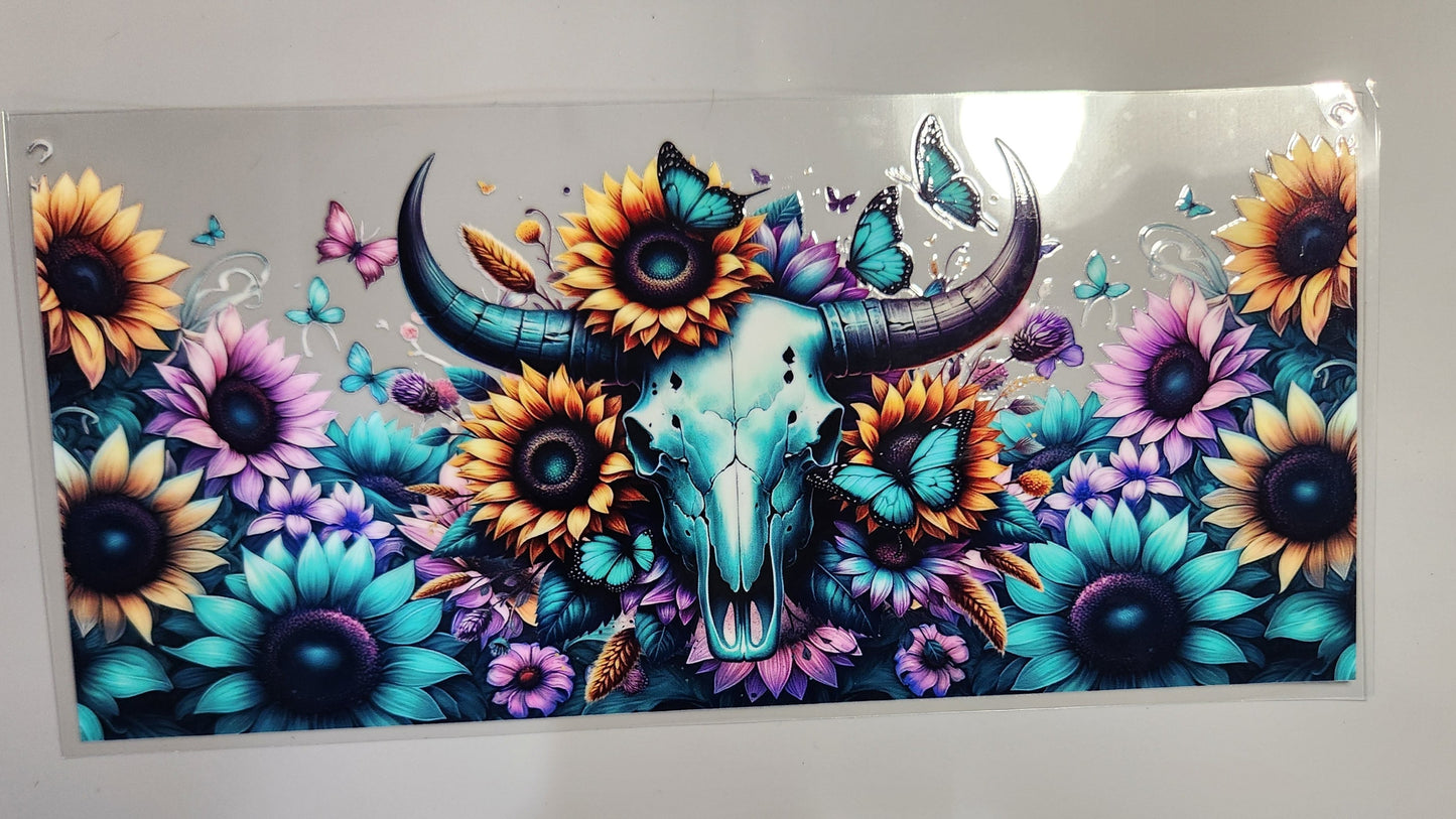Cow Skull N SunFlowers