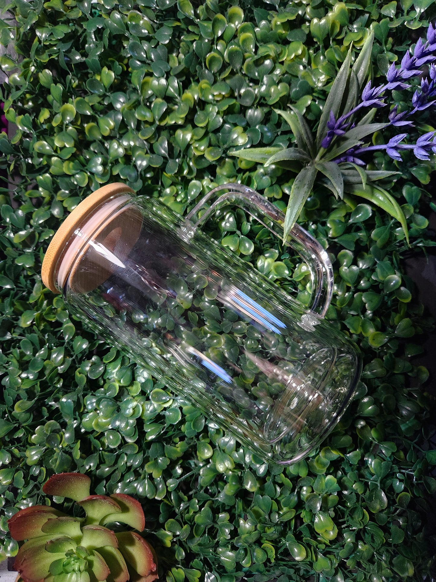 16oz Blank Snow globe Tumbler with Handle