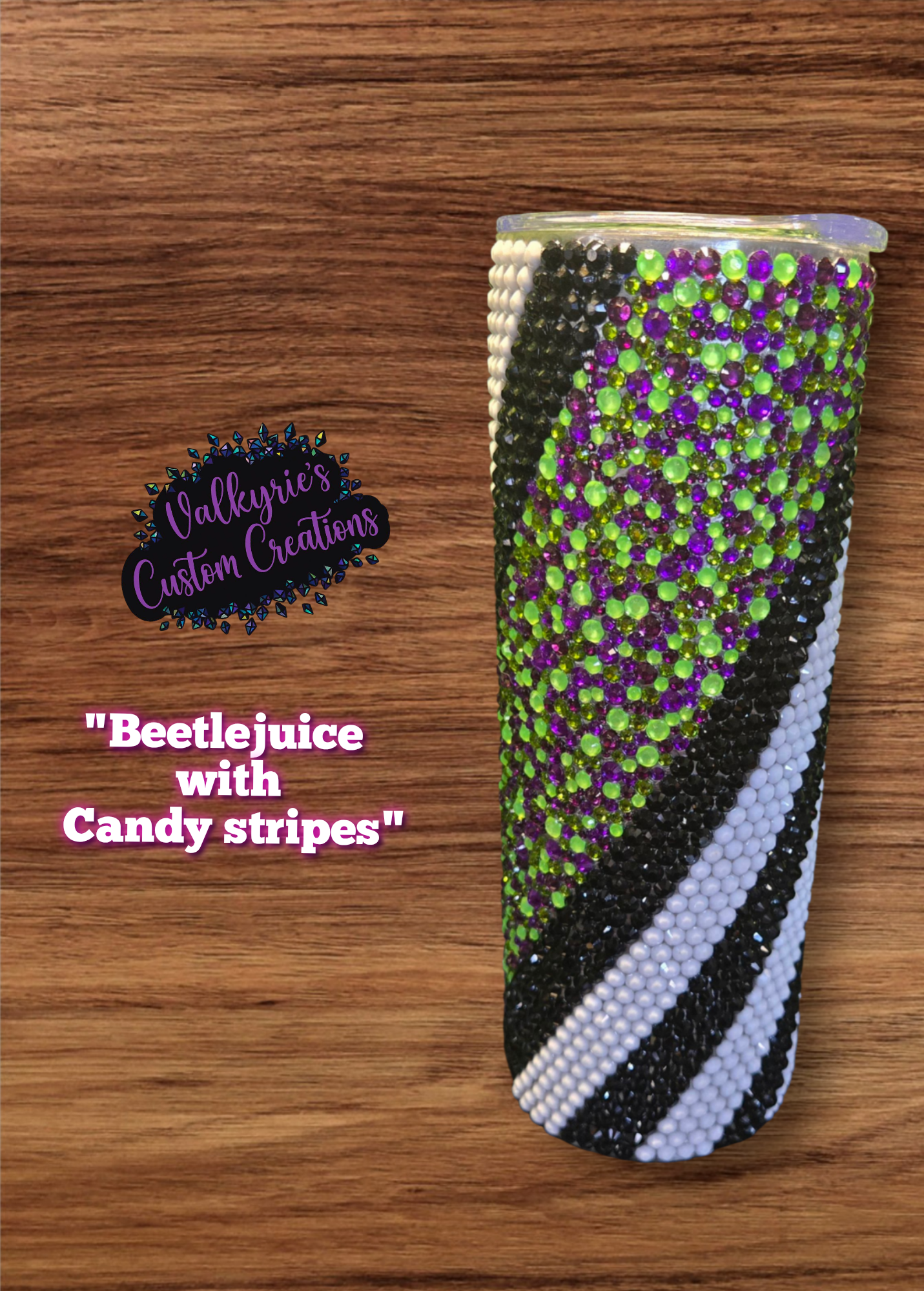 Beetlejuice with Candy Stripes