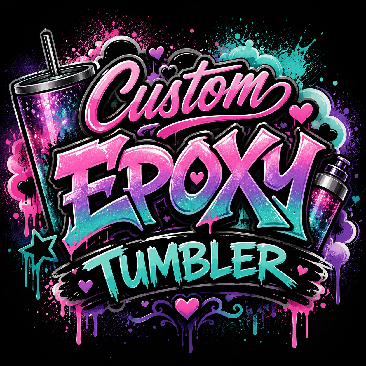 Custom 20oz Epoxy Tumbler