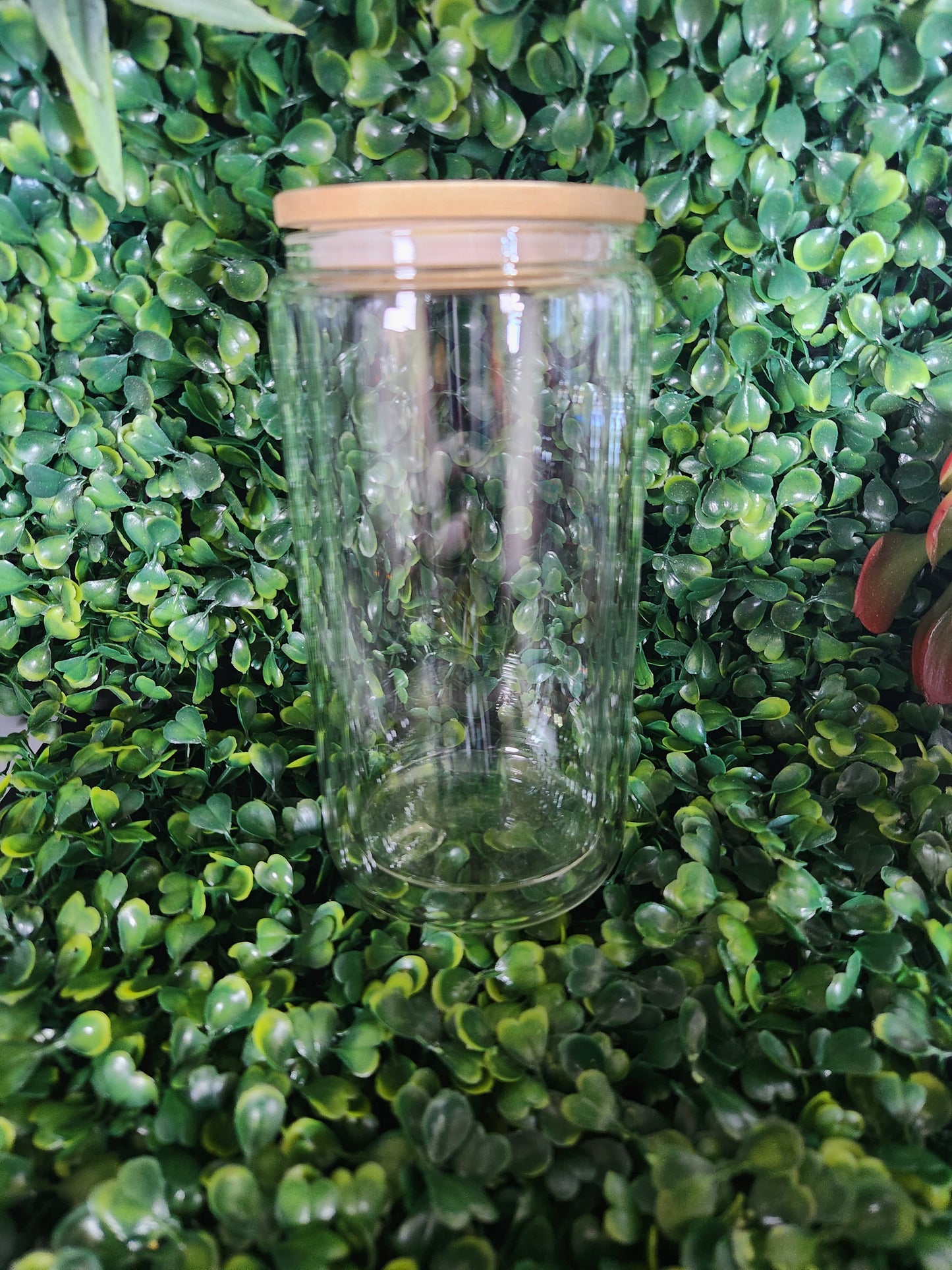 Blank 16oz Glass Snowglobe tumbler