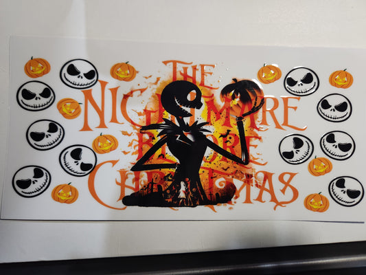 Black and Orange Jack Skellington