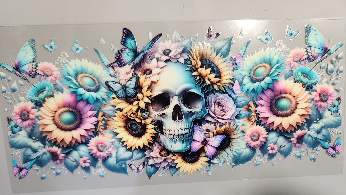 Sunflower Skull