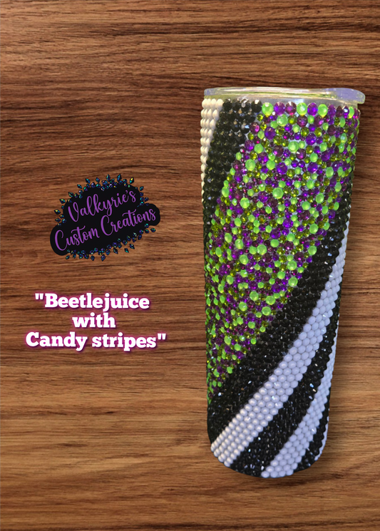 Beetlejuice with Candy Stripes